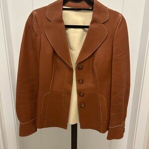 Salvatore Ferragamo leather jacket